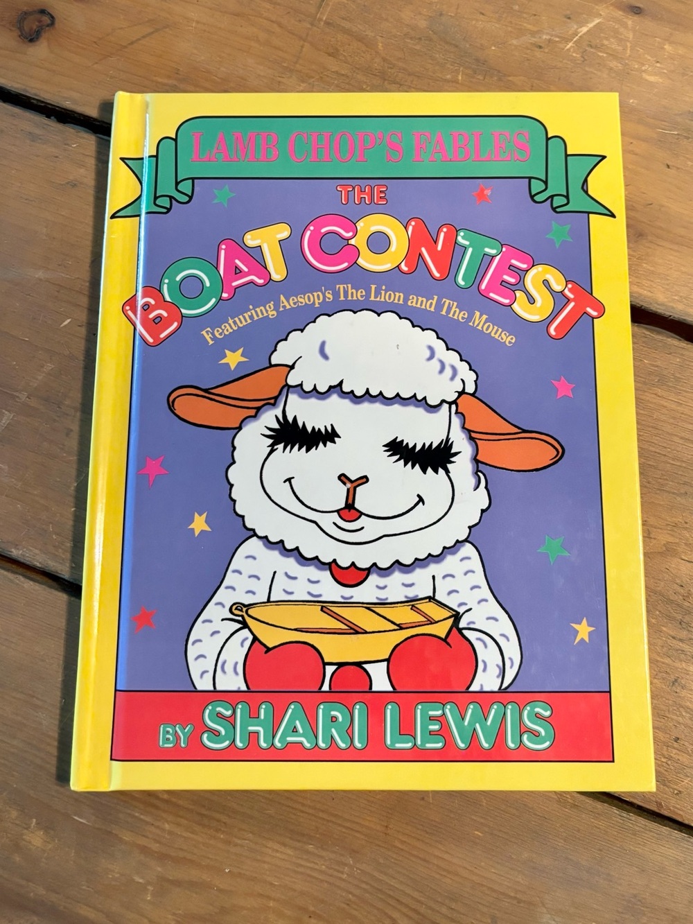 Vintage Lamb Chop's Fables: The Boat Contest by Shari Lewis 90’s Children's Book